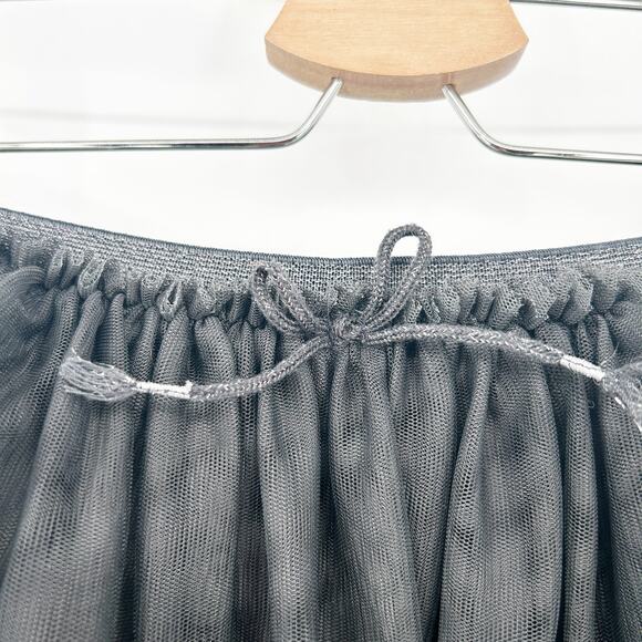 H&M‎ Girls Whimsigoth Floral Tiger Balletcore Glittery Tulle Mini Skirt 8-10Y - Picture 4 of 8